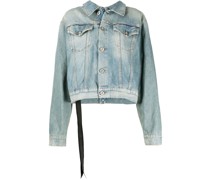Jeansjacke mit Stone-Wash-Effekt