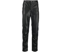 Beschichtete Slim-Fit-Hose
