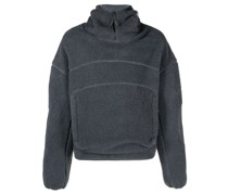 Fleece-Hoodie mit Reißverschluss
