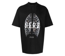 T-Shirt mit "Herz"-Print