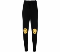 Jogginghose mit Smiley-Stickerei