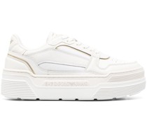 lace-up platform sneakers