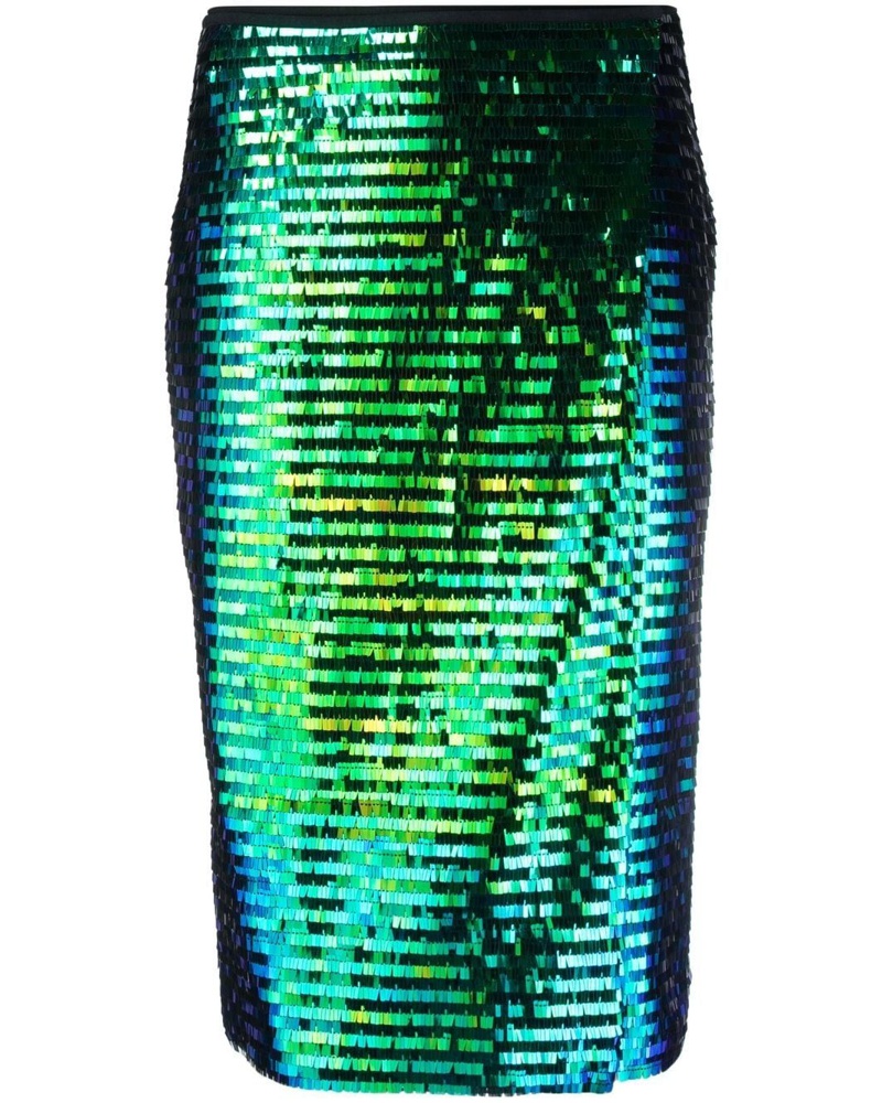 Stine Goya Damen Midirock mit Pailletten