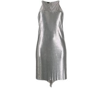 Metallic-Kleid aus Netzstoff