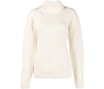 Gerippter Rollkragenpullover