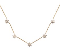 18kt yellow  diamond necklace