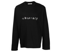 T-Shirt mit Logo-Stickerei