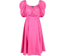 Drapiertes Midikleid