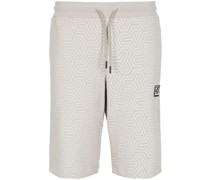 Shorts mit geometrischem Muster