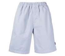 elasticated-waistband bermuda shorts