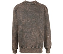 Sweatshirt mit Acid-Wash-Effekt