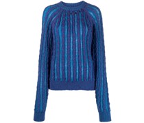 Gerippter Strickpullover