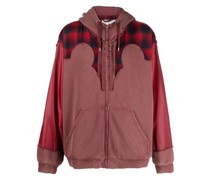 Karierter Hoodie