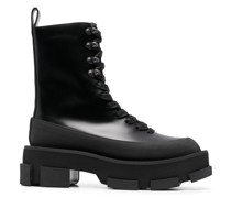 Stiefeletten mit Plateau-Absatz