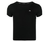 T-Shirt mit Sichelmond-Print