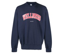 Sweatshirt mit "Wellness"-Print