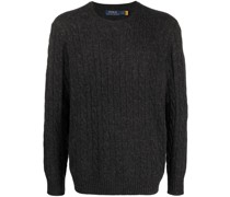 Kaschmirpullover mit Zopfmuster