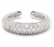 Schmaler Ear Cuff mit Zirkonia