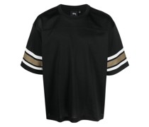 graphic-print mesh T-shirt