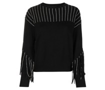 Pullover mit Kristallen