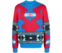 Pullover mit Intarsienmuster