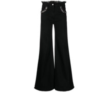 Wide-Leg-Jeans mit hohem Bund