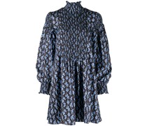 Florales Kleid mit Puffärmeln