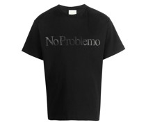 T-Shirt mit "No Problemo"-Print