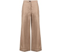 Ausgestellte High-Waist-Hose