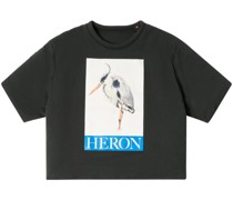 T-Shirt mit Vogelmotiv