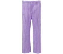 Plissierte Cropped-Hose