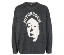 Pullover mit Hitchcock-Grafik