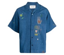 STORY mfg. Hemd mit Logo-Print
