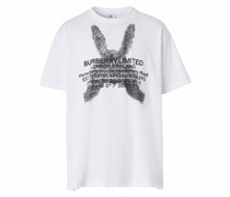 T-Shirt mit Montage-Print