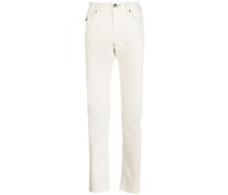 Slim-Fit-Jeans mit Logo-Stickerei