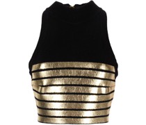 Gestreiftes Cropped-Top