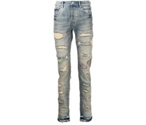 Gerade Jeans im Distressed-Look