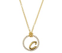 18kt Love Letter Gelbgoldhalskette