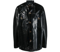 Hemdjacke aus Latex mit Barocco-Muster