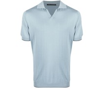 Poloshirt mit offenem Kragen