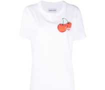 T-Shirt aus Bio-Baumwolle mit Logo-Print