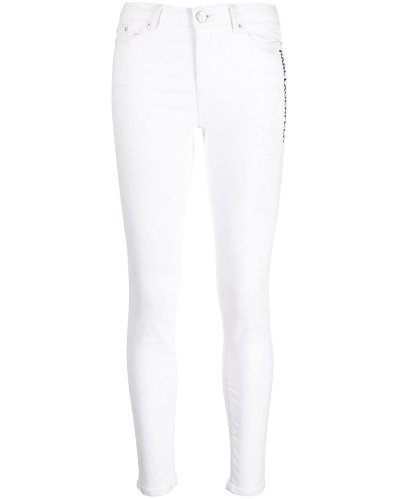 Karl Lagerfeld Damen Skinny-Jeans mit Logo