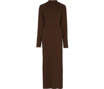 Geripptes Strickkleid