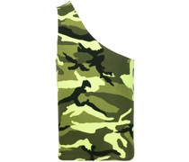 Trägershirt mit Camouflage-Print