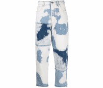 Gerade Cropped-Jeans