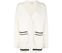 Cardigan mit Logo-Applikation