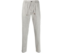 Tapered-Hose mit Nadelstreifen