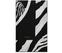 Schal mit Zebra-Print