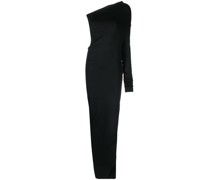 Drapiertes One-Shoulder-Kleid