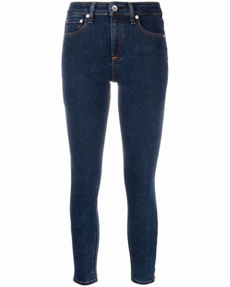 Rag & Bone Damen Klassische Cropped-Skinny-Jeans